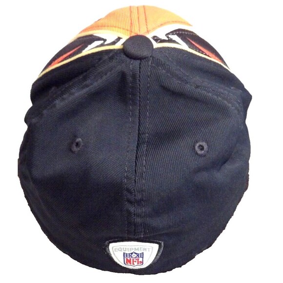 Atlanta Falcons Baseball Hat Cap Red Black Embroidered Fitted S/M NFL READ - Picture 3 of 8